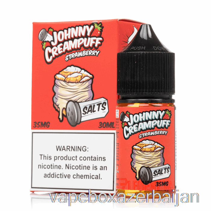 Vape Box Azerbaijan Strawberry - Johnny Creampuff Salts- 30mL 35mg